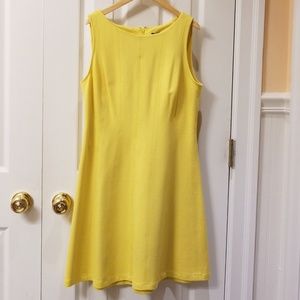 Ann Taylor Yellow Petite 4P Dress